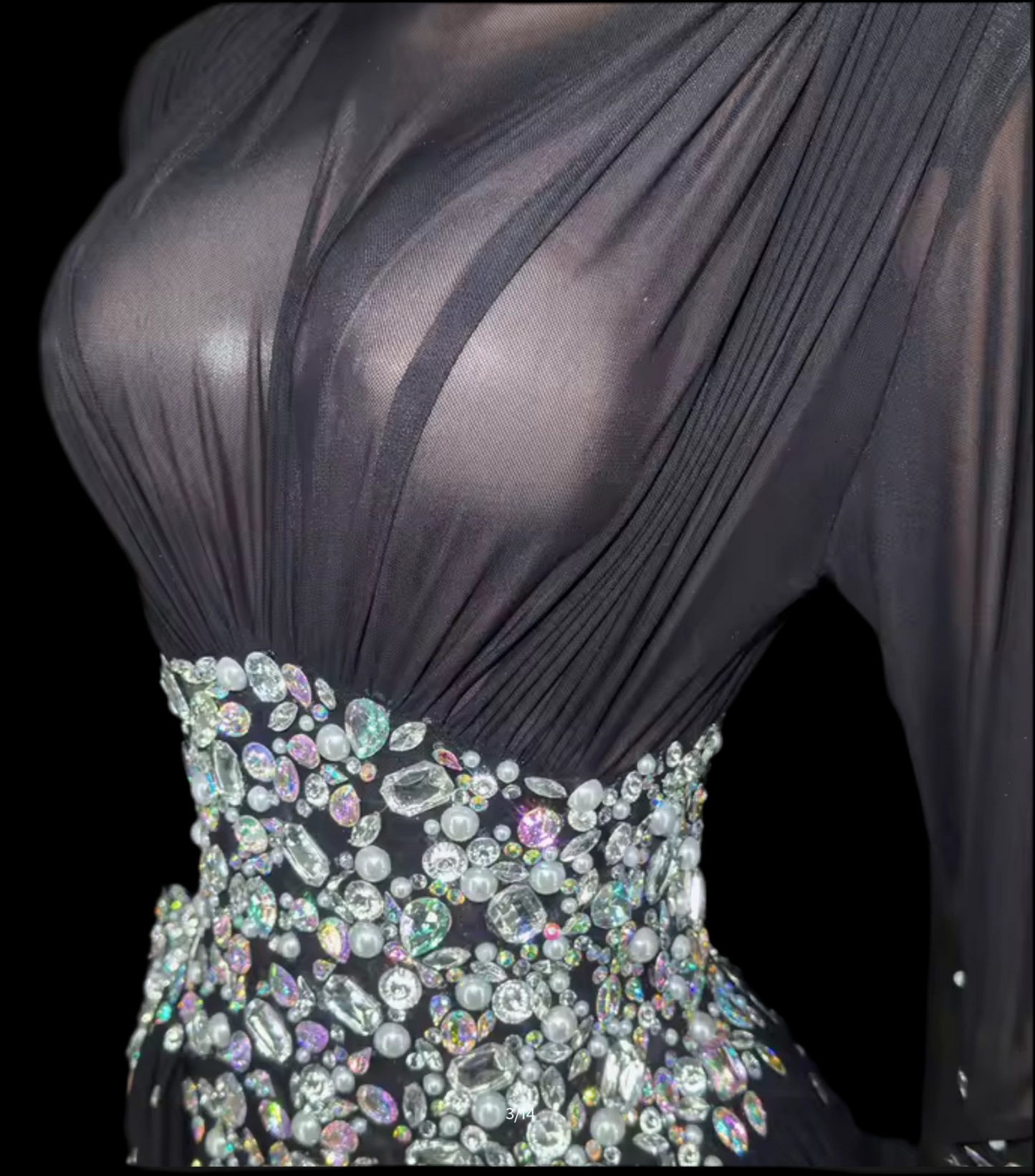 Night shade crystals DRESS
