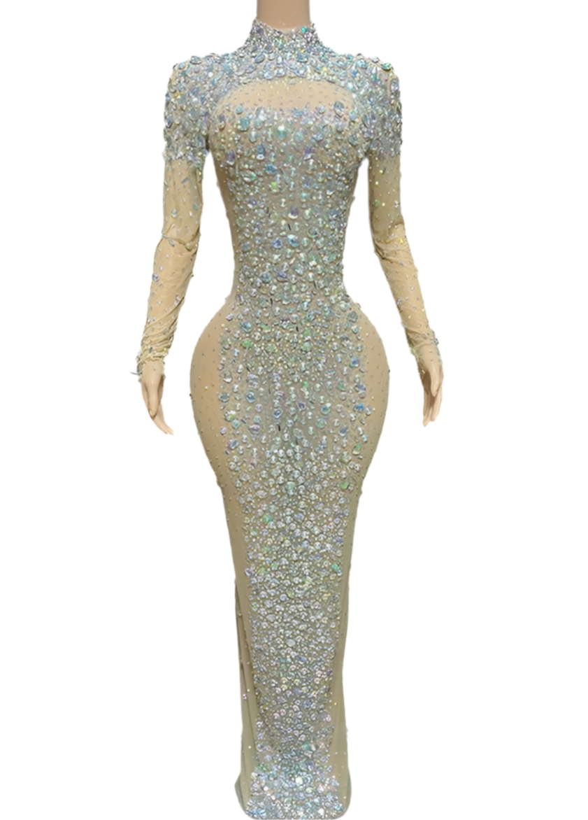 Sparking Ringtone Long Gown Dress